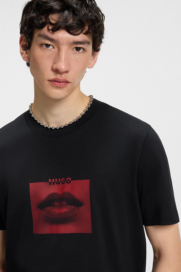 ΜΠΛΟΥΖΑ HUGO - 001 ΜΑΥΡΟ